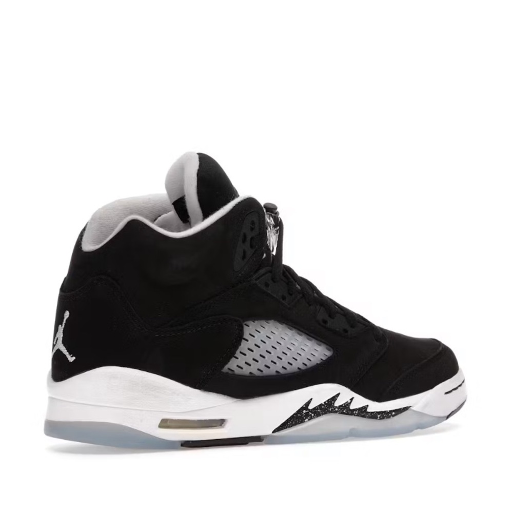 Air Jordan 5 RETRO Kids 7y big boys Sneaker shoes OREO Black White clean